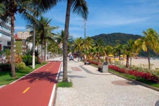 Kitnet Pe Na Areia Vista Mar - Boqueirao Praia Grande-Sp Apartment ปรายากรันเด ภายนอก รูปภาพ