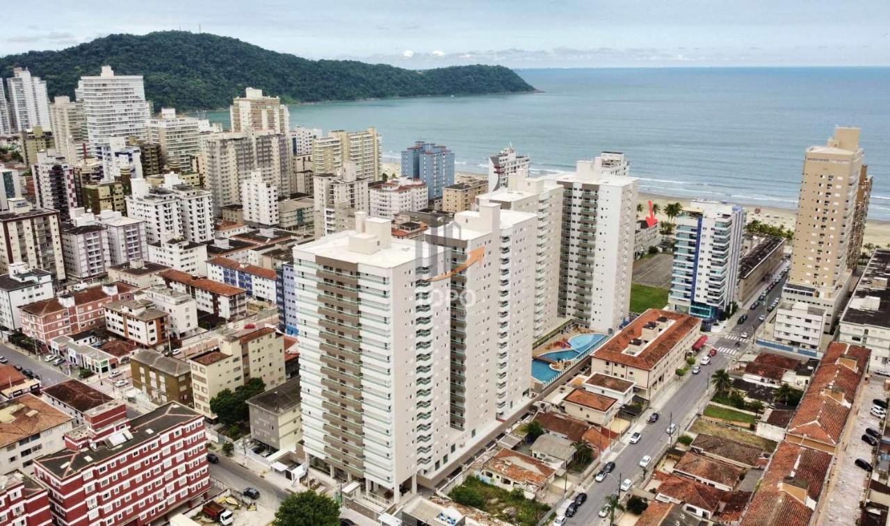 Kitnet Pe Na Areia Vista Mar - Boqueirao Praia Grande-Sp Apartment ปรายากรันเด ภายนอก รูปภาพ